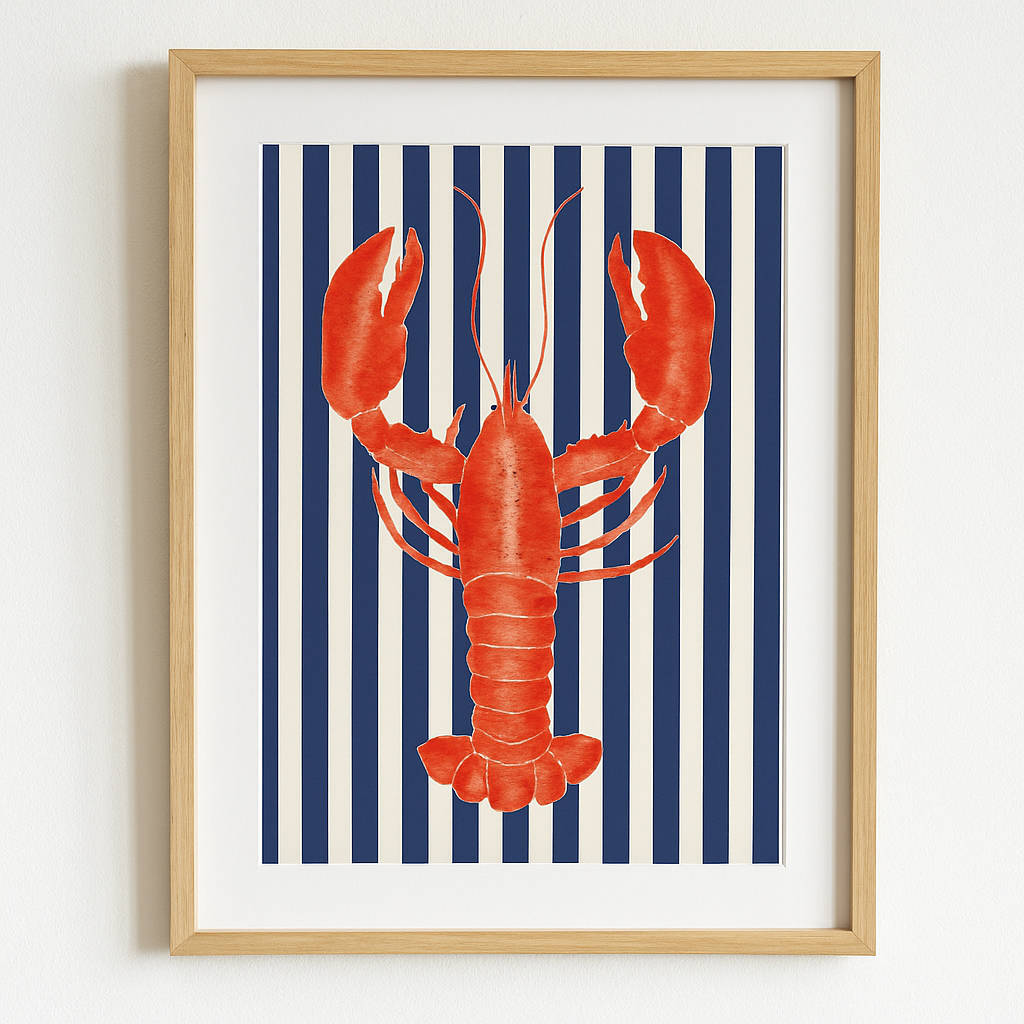 Nautical Lobster Wall Art