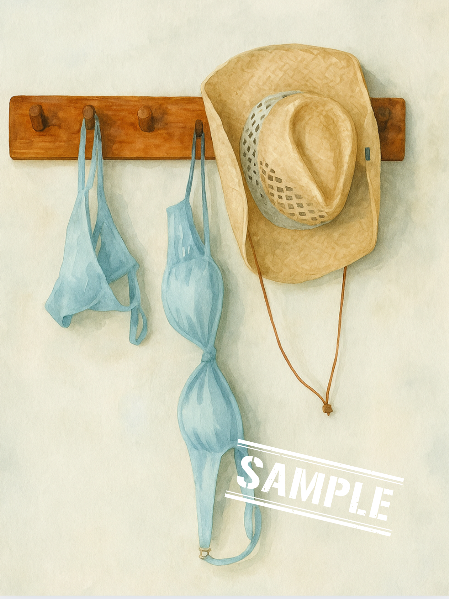 Yellow Coastal Cowgirl Set - 6 Digital Downloads