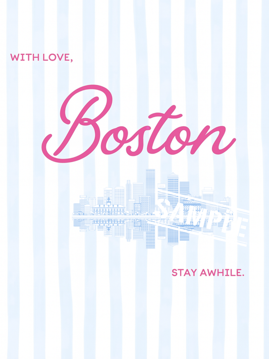 With Love, Boston