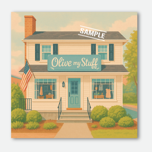 Downtown Fairfield - Olive my Stuff Digital Download